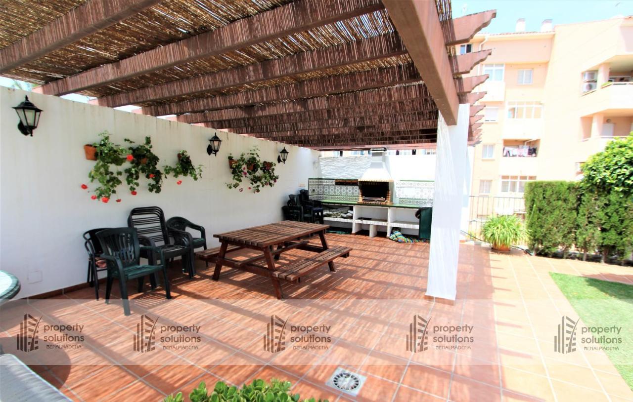 Апартаменты Pueblo Del Parque 3 - Terraza Soleada Con Jardin - Piscina Y Playa - Urbanizacion Tranquila Бенальмадена Экстерьер фото